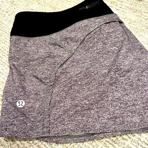 Authentic lululemon gray lined shorts - size 12 - never worn!